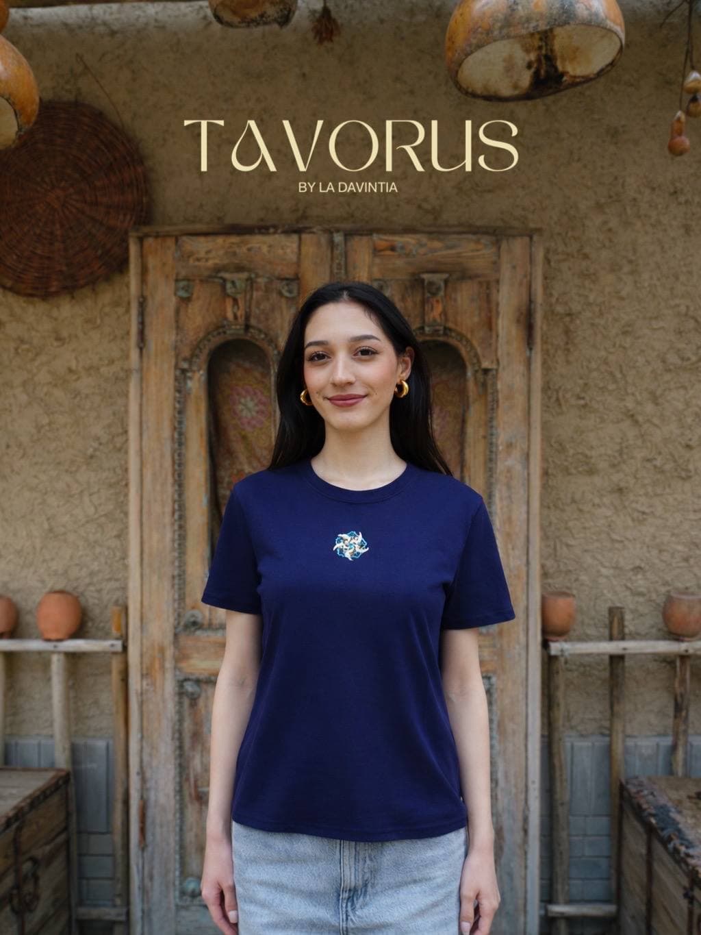 Футболка Tavorus, тёмно-синяя